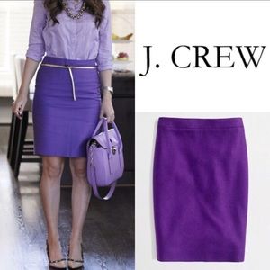 J.Crew | The Pencil Skirt - Purple  | Size: 8